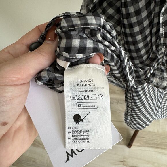 Monkl Charlene Gingham Sarong New One Size - Picture 2 of 4